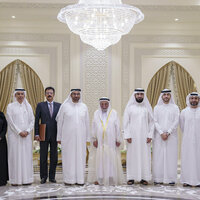 Sharjah Ruler receives delegation from Emirates Islamic Bank