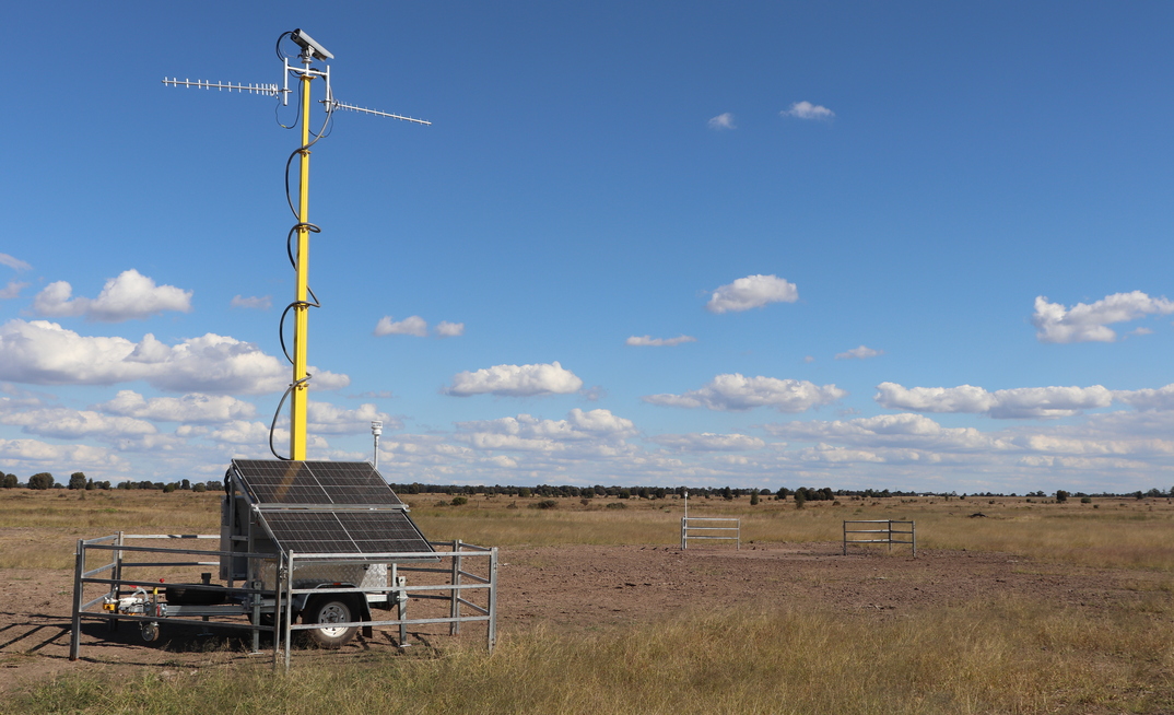 Researchers used a trailer-mounted Quantum Gas LiDAR system to take methane readings over the course of a week.