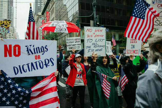 Five million join anti-Trump rallies across US  organizers
