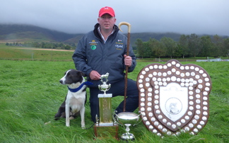 Champion sheepdog triallist Kevin Evans brings home fifth international trophy  