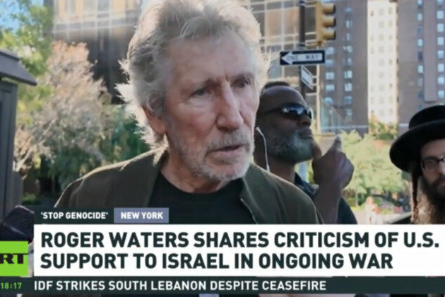 West complicit in genocide of Palestinians  Roger Waters