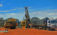 Drilling at East Laverton, Western Australia, in January 2016