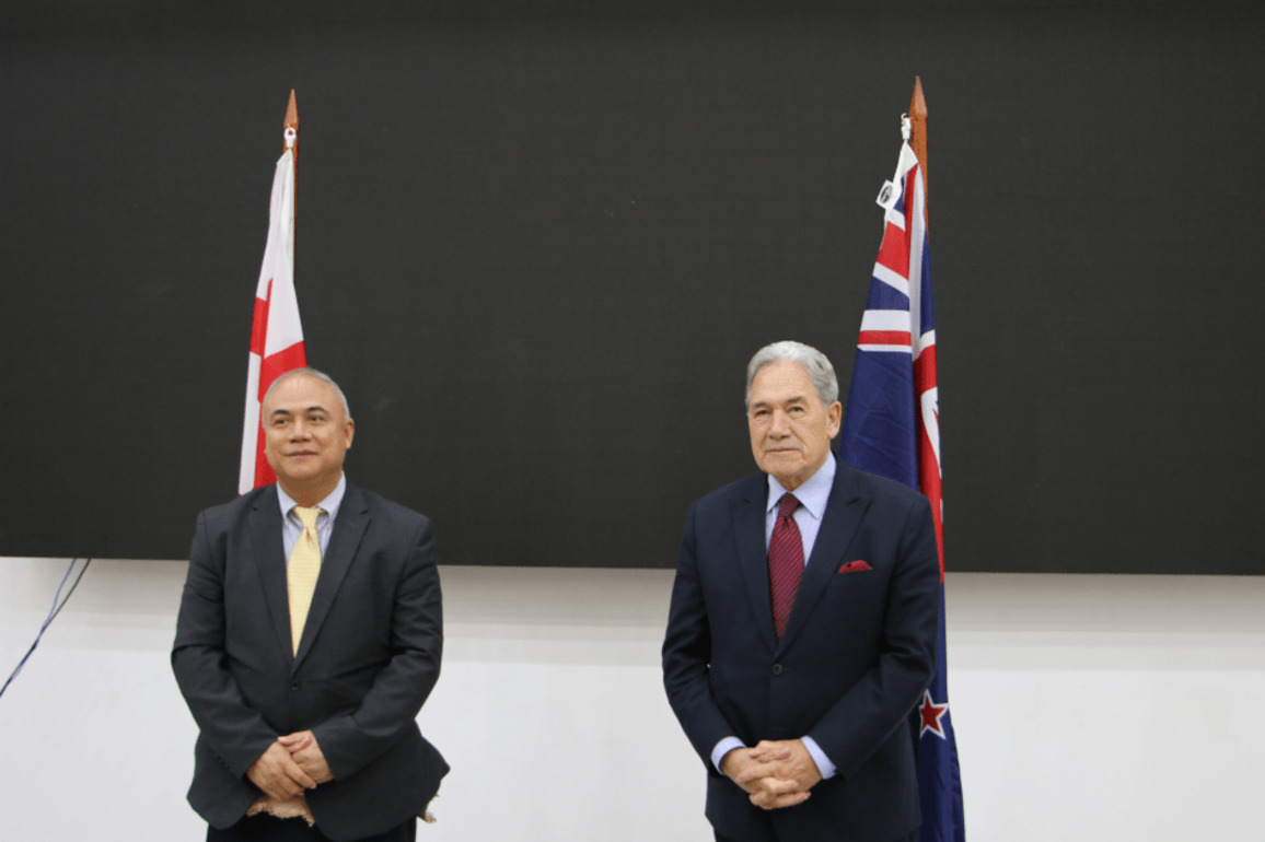 NZ's Foreign Minister wraps up Tonga visit now heads to Hawai'i
