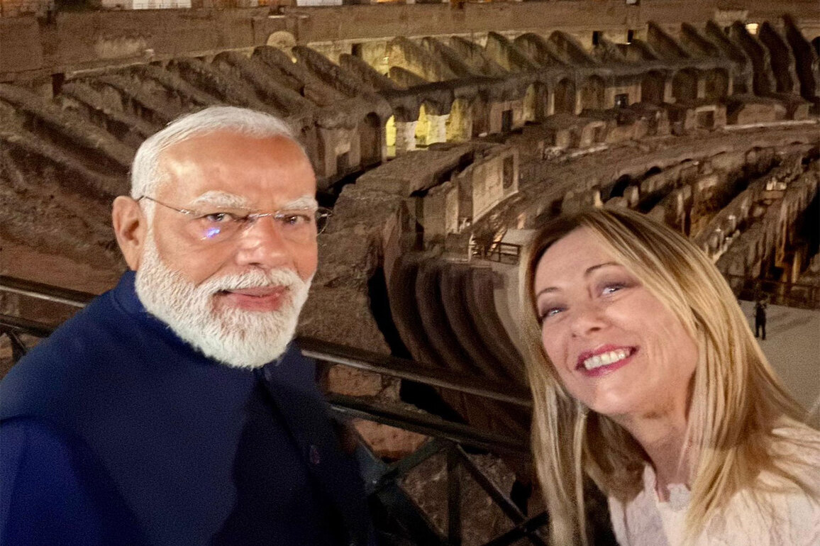 "Welcome to Rome, my friend": Italian PM Meloni extends heartfelt welcome to PM Modi in Italy