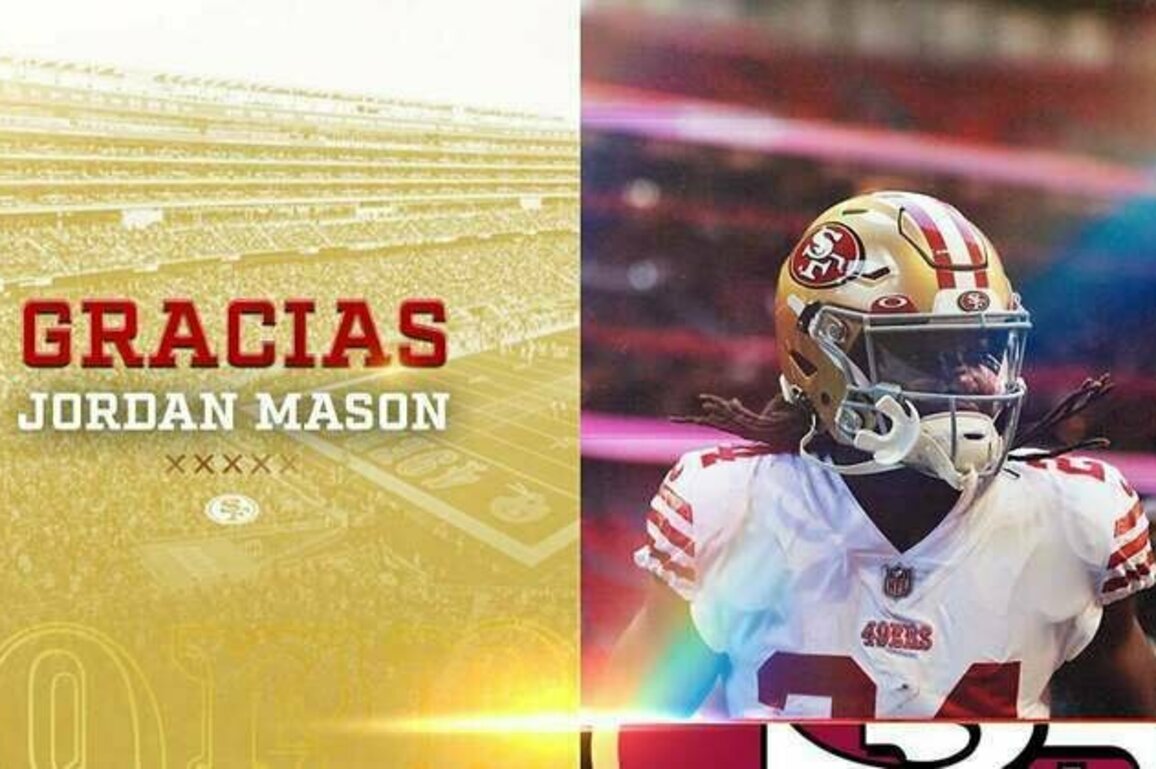 Jordan Mason es Cambiado a los Minnesota Vikings