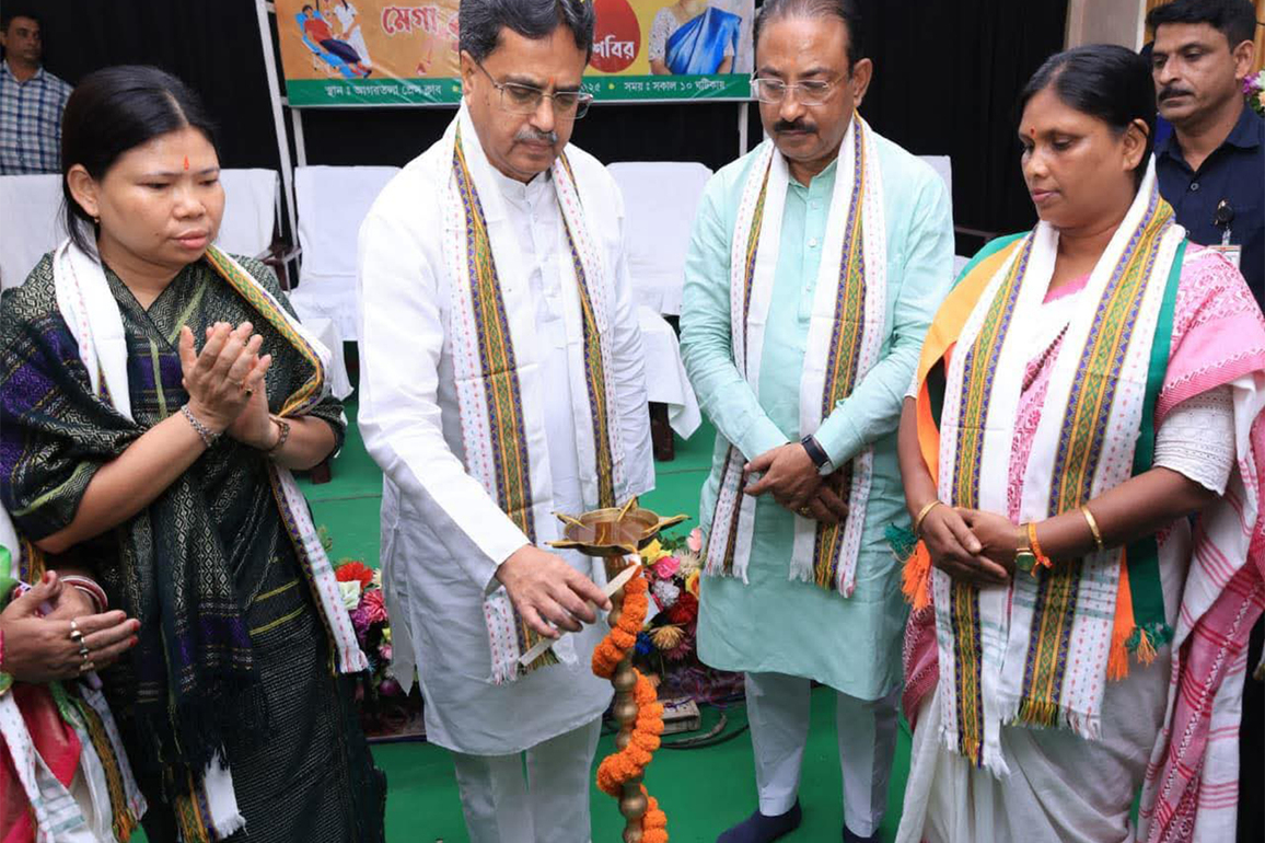 Seva Hi Sangathan: Tripura CM Saha encourages donors at mega blood donation camp