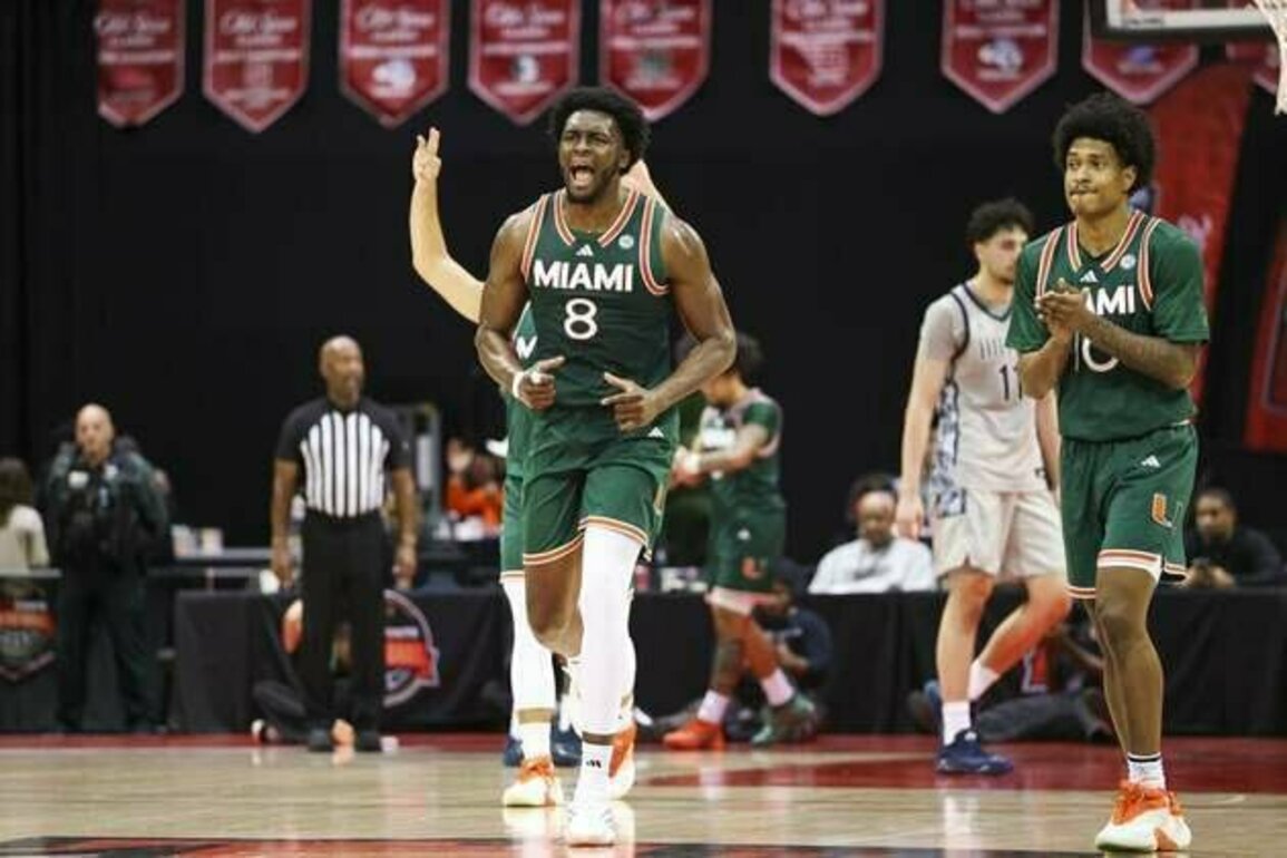 Dominant first half carries Miami past Georgetown