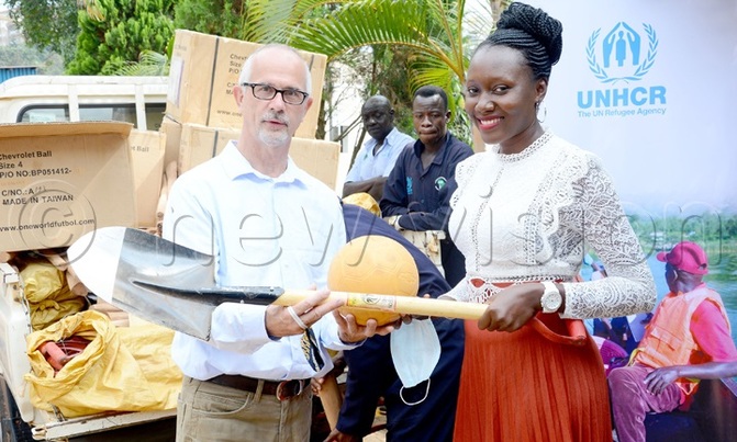 UNHCR aids Acholi Quarters pitch upgrade UNHCR aids Acholi Quarters pitch upgrade