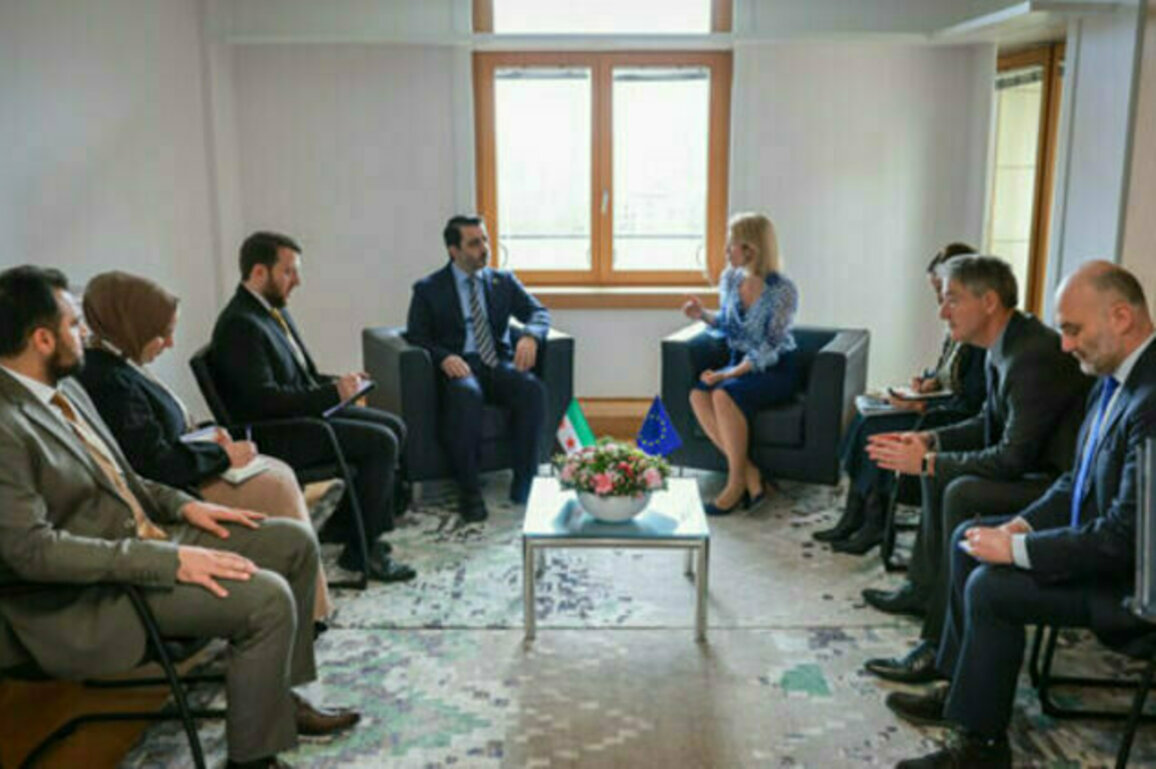 Minister al-Shaibani holds a number of bilateral meetings in Brussels