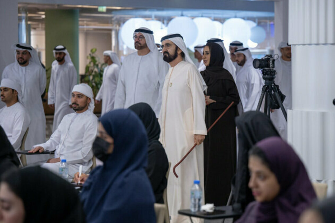 Mohammed bin Rashid visits New Economy Academy