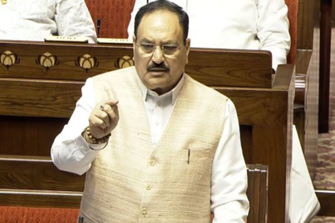 "Only interested in erupting anarchy": JP Nadda condemns Opposition's sloganeering in RS