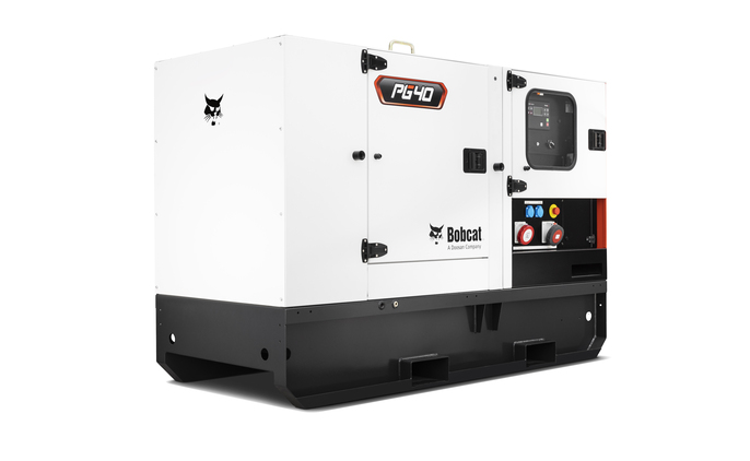 The PG40 is one of two new mobile generators launched by Bobcat that deliver a combination of increased power output and lower fuel consumption compared to their predecessors. Credit: Bobcat