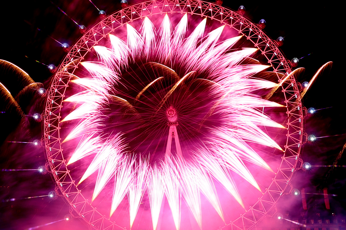 BRITAIN-LONDON-FIREWORKS-NEW YEAR-CELEBRATION