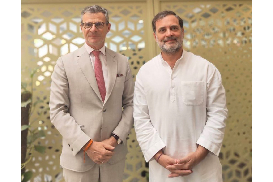 EU delegation meets Congress leaders Rahul Gandhi, Salman Khurshid as part of engagement with political parties