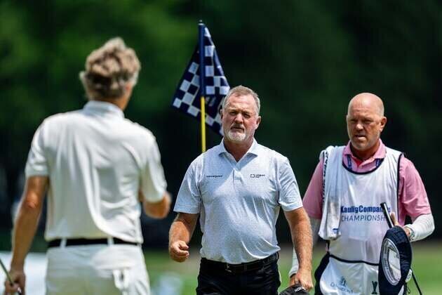 Firestone tamer Jerry Kelly claims lead at Kaulig Companies Championship