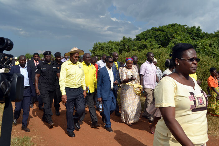   ugunda with hat on a field tour of ukaleba forest  reserve in ayuge district hoto by 