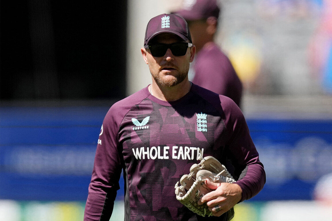 "That's our blueprint": Brendon McCullum backs "Bazball" approach after eight-wicket defeat at Perth