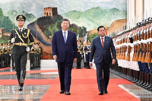 Update: Chinese president holds talks with Myanmar counterpart on boosting cooperation