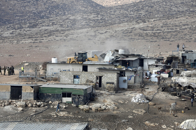 MIDEAST-WEST BANK-HEBRON-DEMOLITION