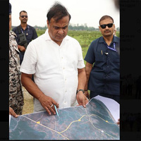 Assam CM visits proposed thermal power plant site at Dhubri's Bilasipara