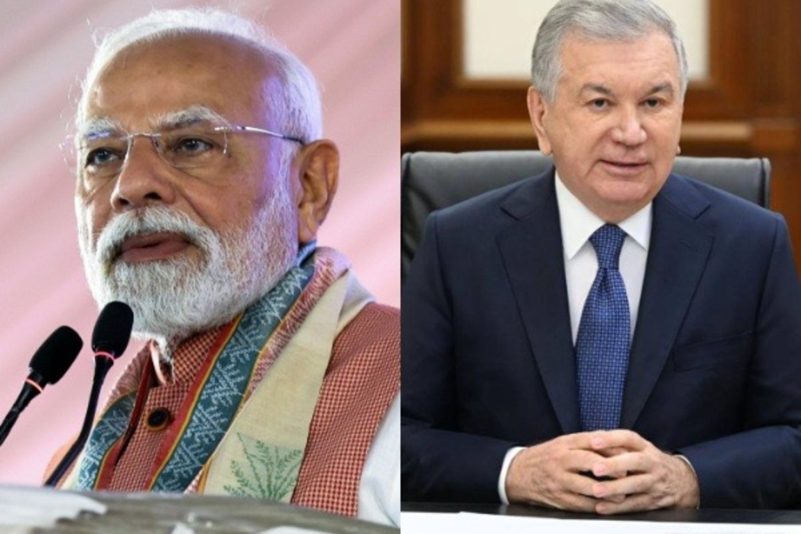 PM Modi speaks with Uzbekistan President, two leaders agree to advance Strategic Partnership