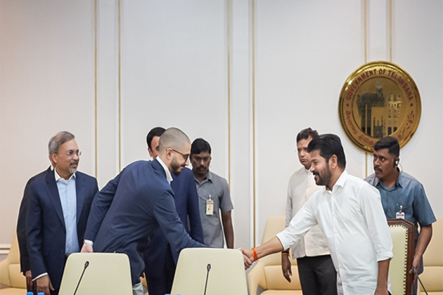 Emaar Properties officials meet Telangana CM Revanth Reddy on pending projects