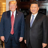 Trump sees no China threat to Taiwan, signals trade talks progress