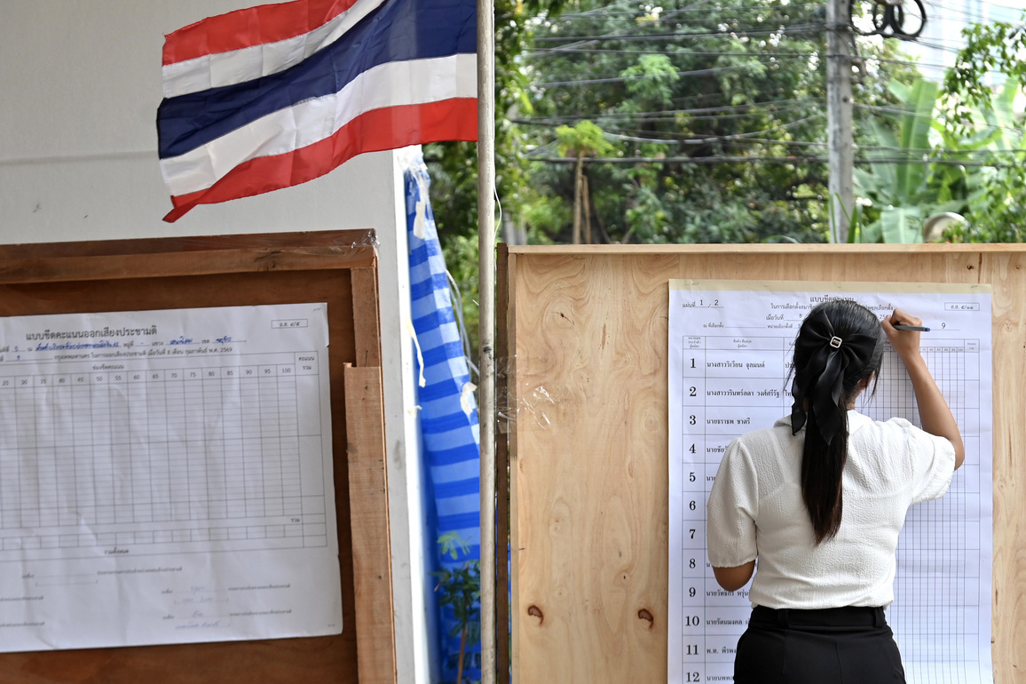 THAILAND-BANGKOK-HOUSE OF REPRESENTATIVES-ELECTION-BALLOT COUNTING
