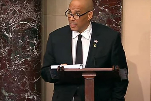 US Sen. Cory Booker makes record for second-longest Senate speech of 24 hrs 18 min