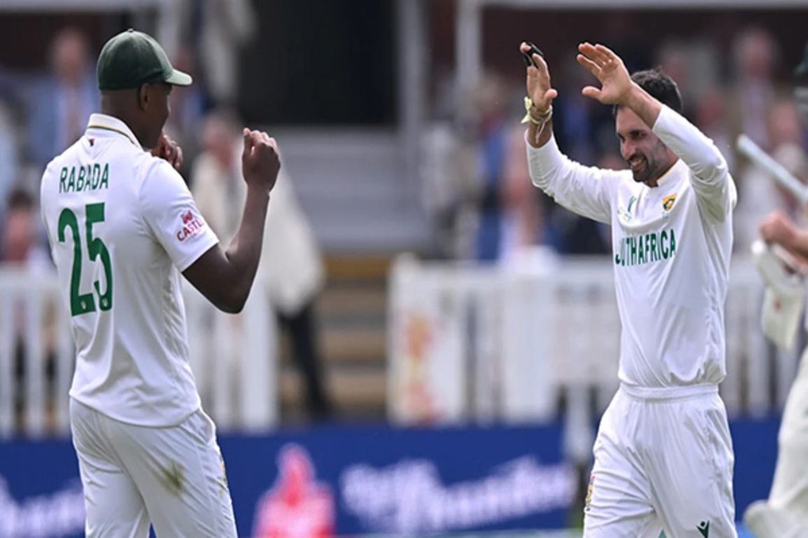 "An honour to lift cup for everyone back home": Teary Keshav Maharaj after South Africa's historic WTC win