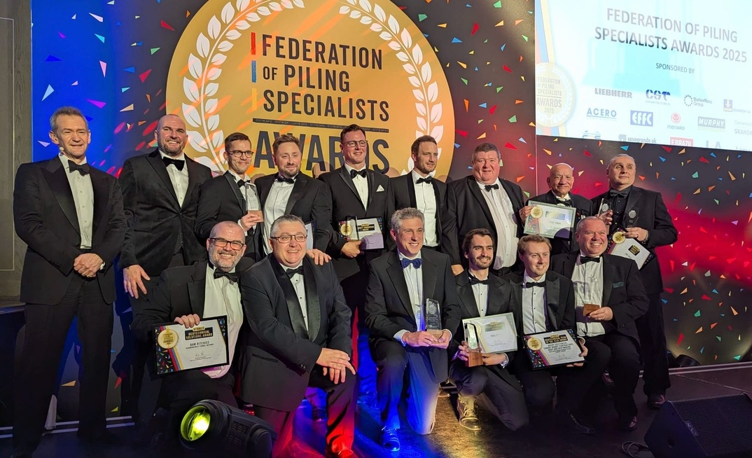 The 2025 Federation of Piling Specialists' Awards winners