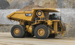 A Cat 794 AC truck in Tier 4 Final configuration
