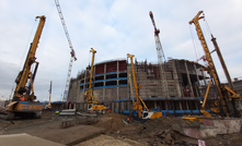  One Bauer BG 28 and three Bauer BG 36 were being used to drill bored piles for the development of the new stadium in St. Petersburg for the 2023 ice hockey world championships