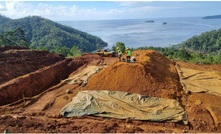  Trial stockpile at Kolosori