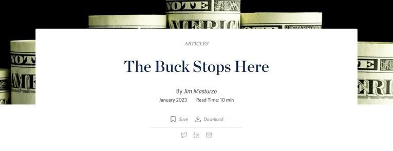 US dollar outlook: The Buck Stops Here