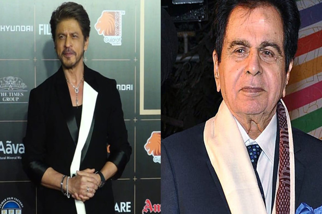 "Saira ji thought I was worthy enough," says SRK as he accepts Cine Icon Award for Dilip Kumar