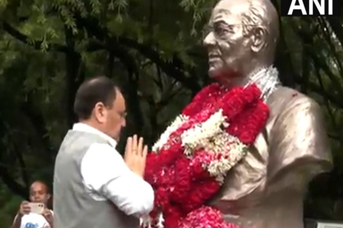 Union Minister Nadda pays tribute to former finance minister Arun Jaitley on his death anniversary
