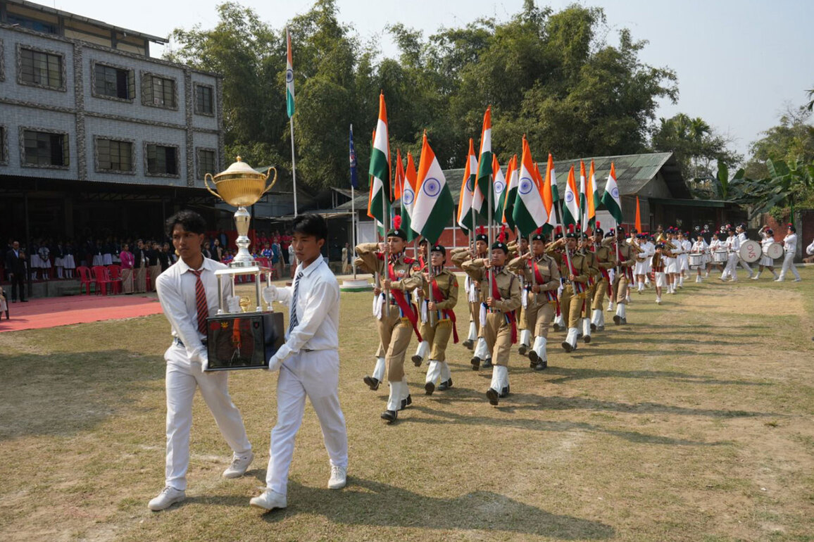 Indian Army conducts trophy tour of 21st Capt Jintu Gogoi, Vir Chakra Memorial Football Tournament at Digboi