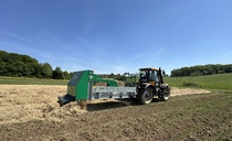 Can potatoes go no-till? Spread-a-Bale machine supports straw-based solution