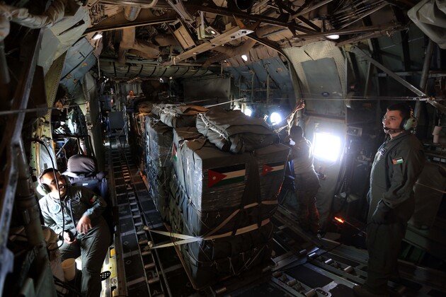 JORDAN-HUMANITARIAN AID-GAZA-JOINT AIRDROPS