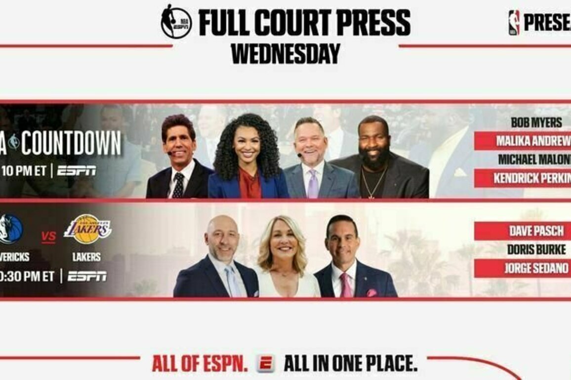 ESPN Concludes its NBA Preseason Coverage with Two Games This Week