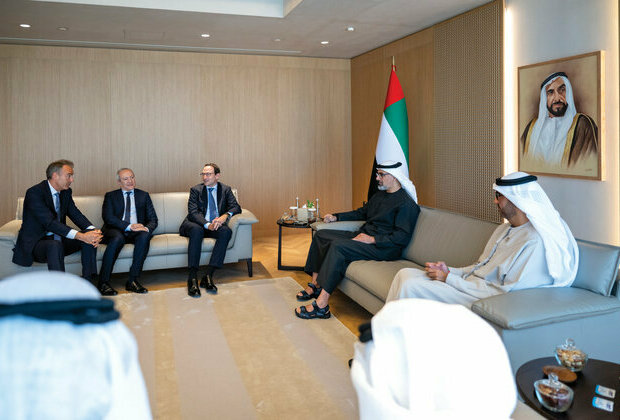 Khaled bin Mohamed bin Zayed meets board members of XRG