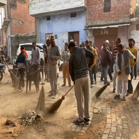 Cleanliness drive launched in Ayodhya ahead of Shri Ram Janmabhoomi Temple flag hoisting ceremony