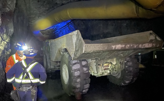 Material movement from ultra deep mines requires good communication within the mining team