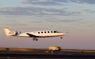 Eviation Aircraft's electric plane during its test flight in 2022. Credit: Eviation Aircraft.