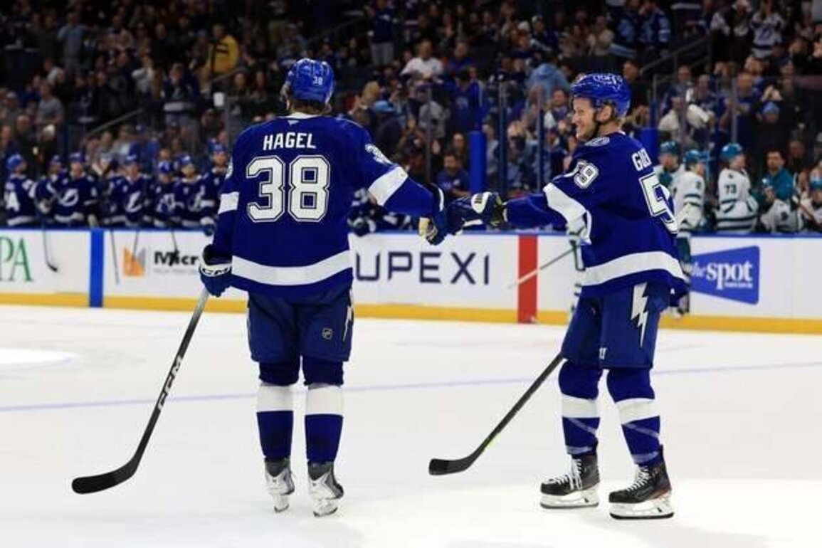 NHL roundup: Lightning top Sharks to extend point streak to 14 games
