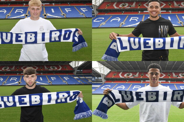 Four young Bluebirds sign professional terms - Cardiff