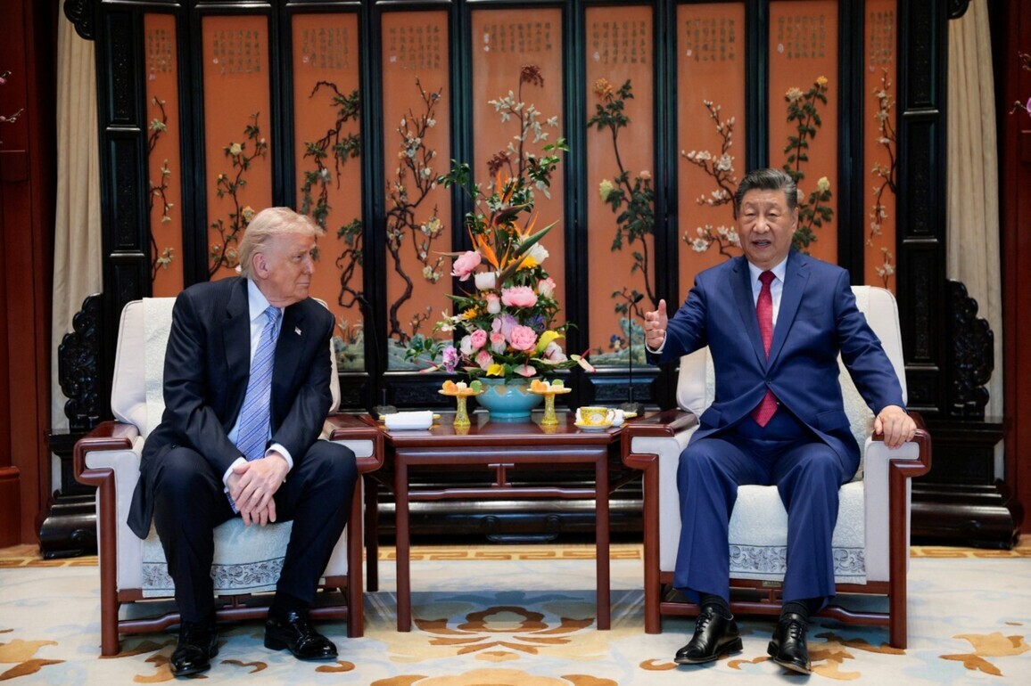 "Settled lot of different problems": Trump during talks with Xi at Zhongnanhai compound