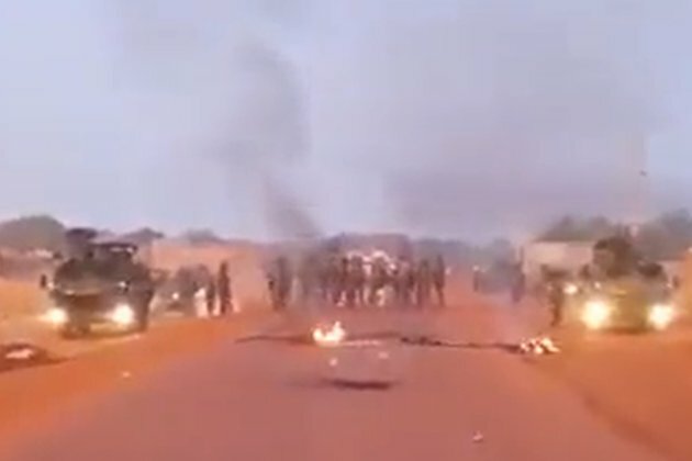 Two killed in clash with French military convoy