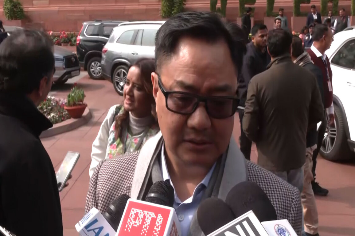 Opposition playing politics: Kiren Rijiju hails Union Budget as people-centric